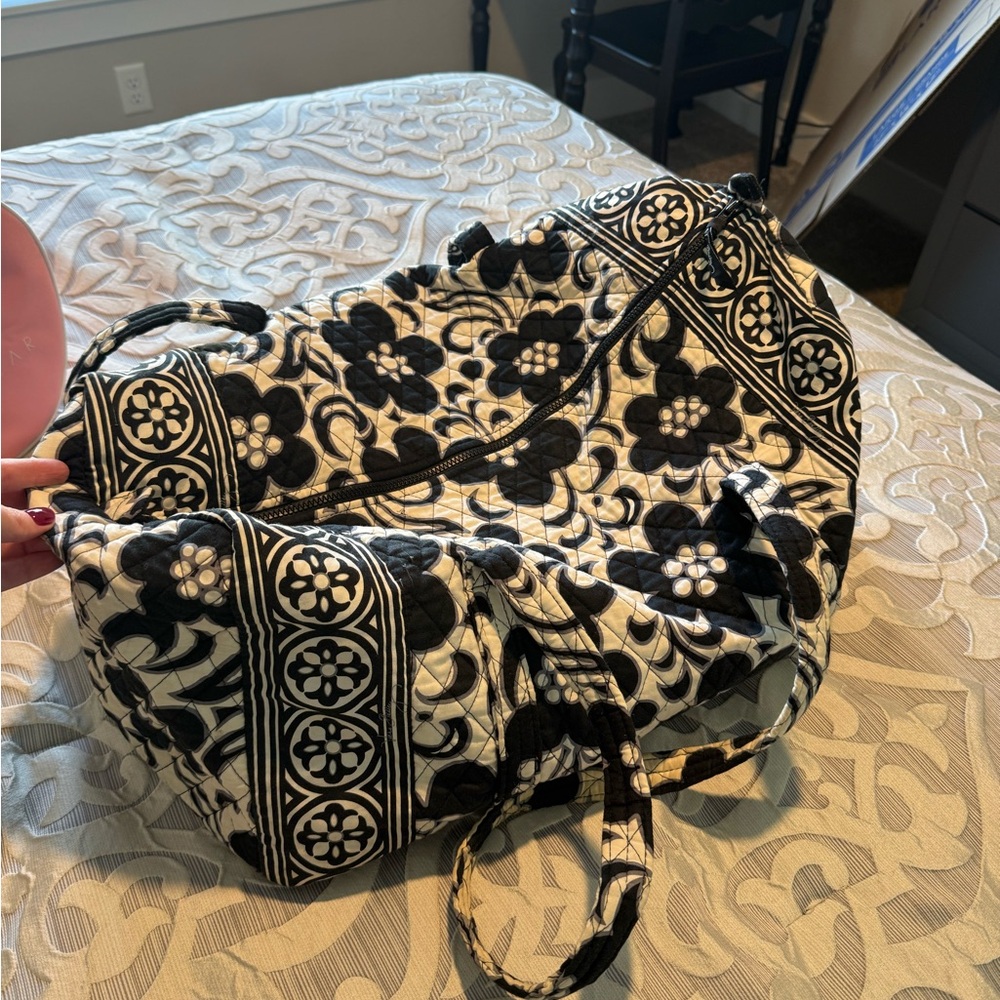 Vera Bradley Black and White Patterned Travel Bag